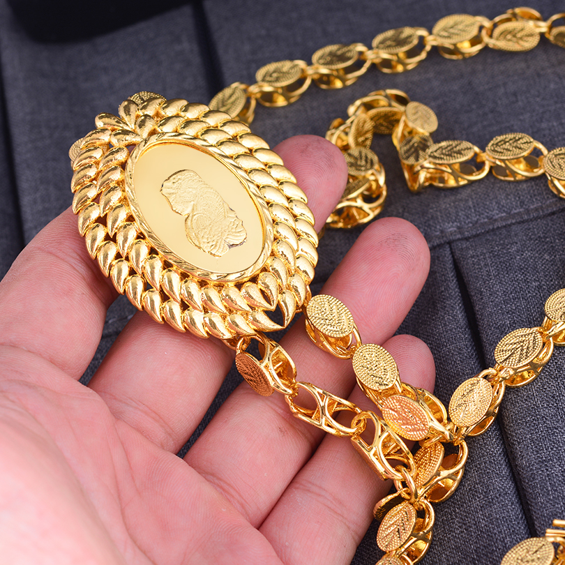 Indian Wedding Supply - Dubai 24K Gold Color Jewelry Set