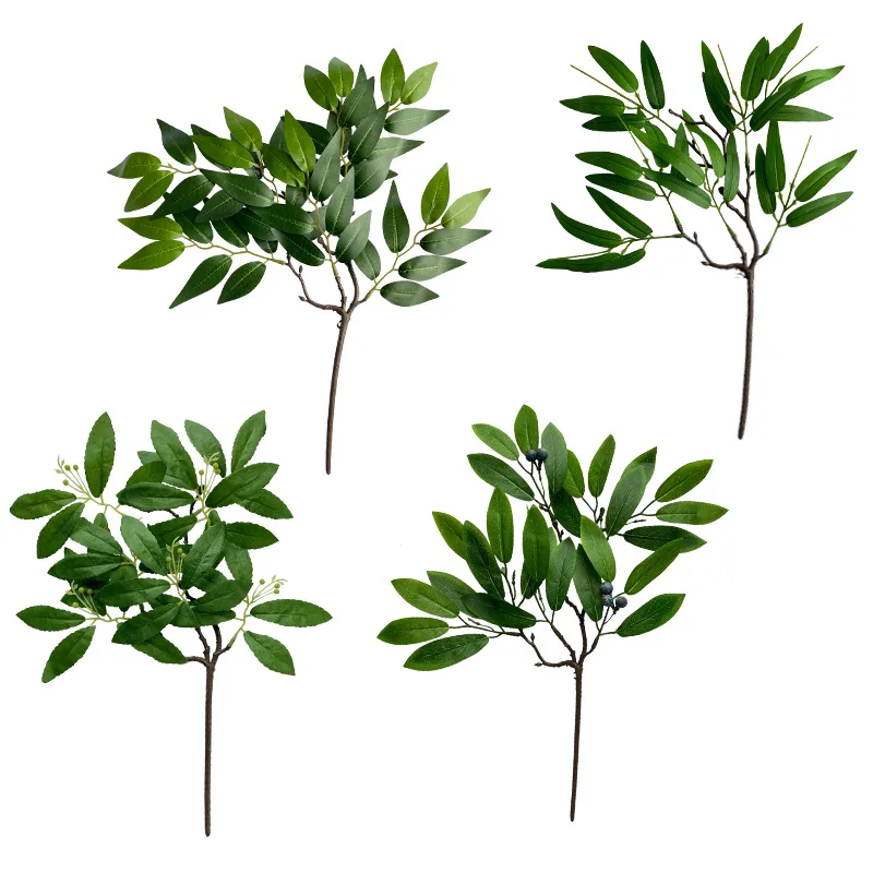 Flower Girl Basket - Simulated Plant Eucalyptus Leaves Vase Flower
