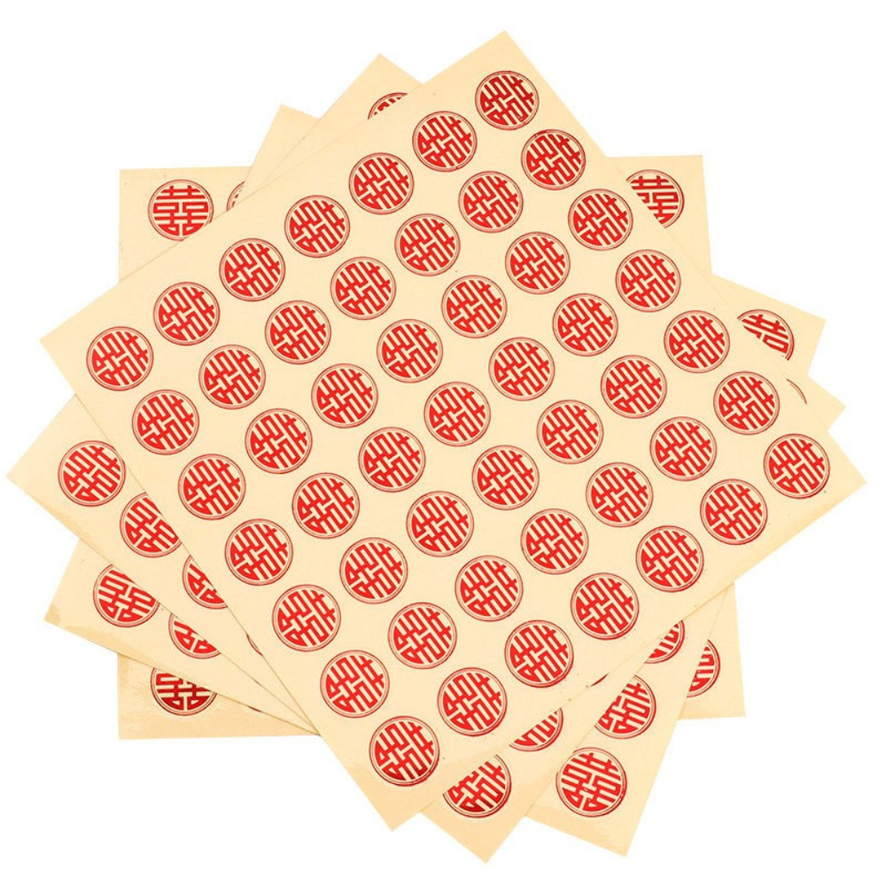 Wedding Envelopes - 490/500pcs Wedding Small Characters Popular Self-adhesive