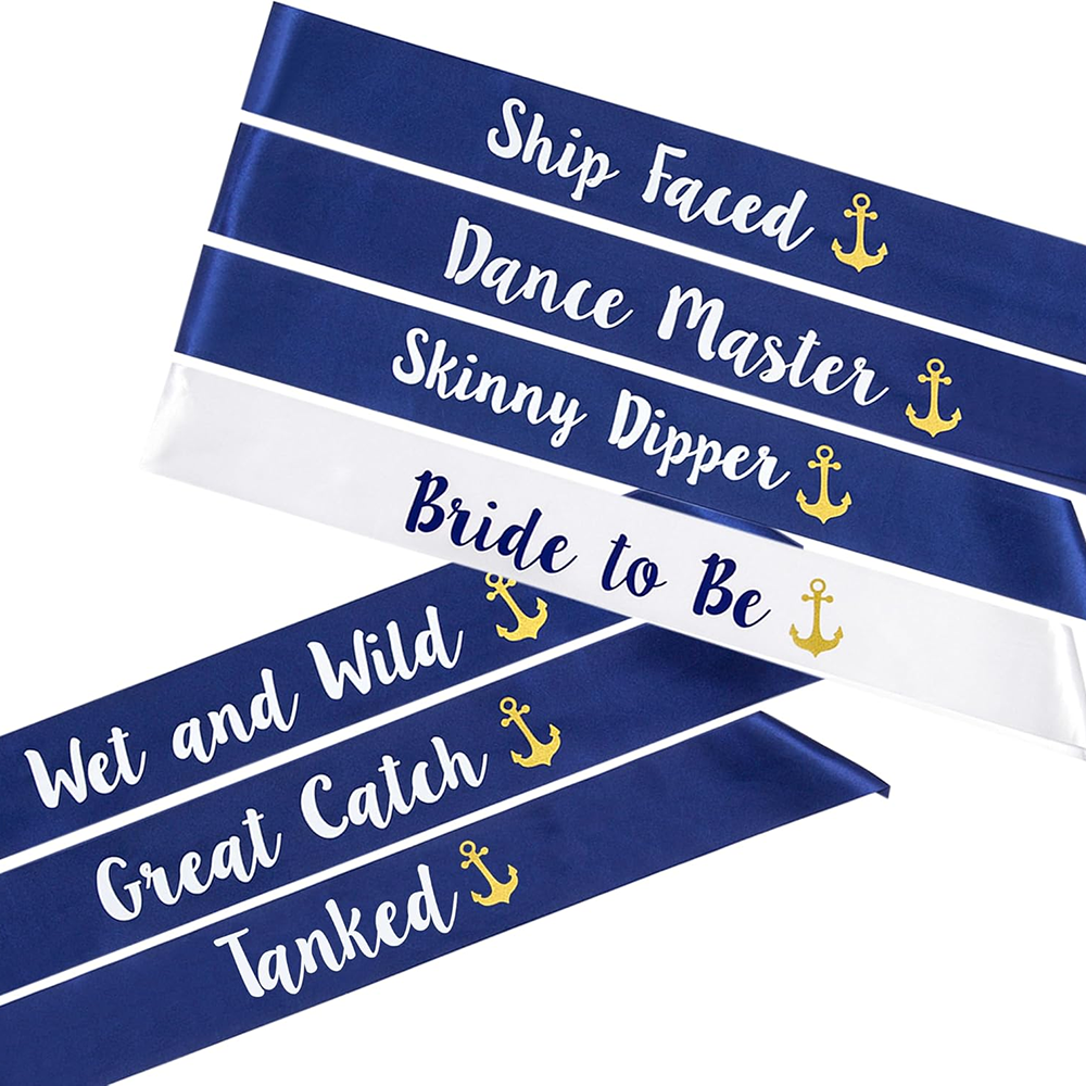 Bride Tribe Sash - 7/12/18 Packs Last Sail Before The
