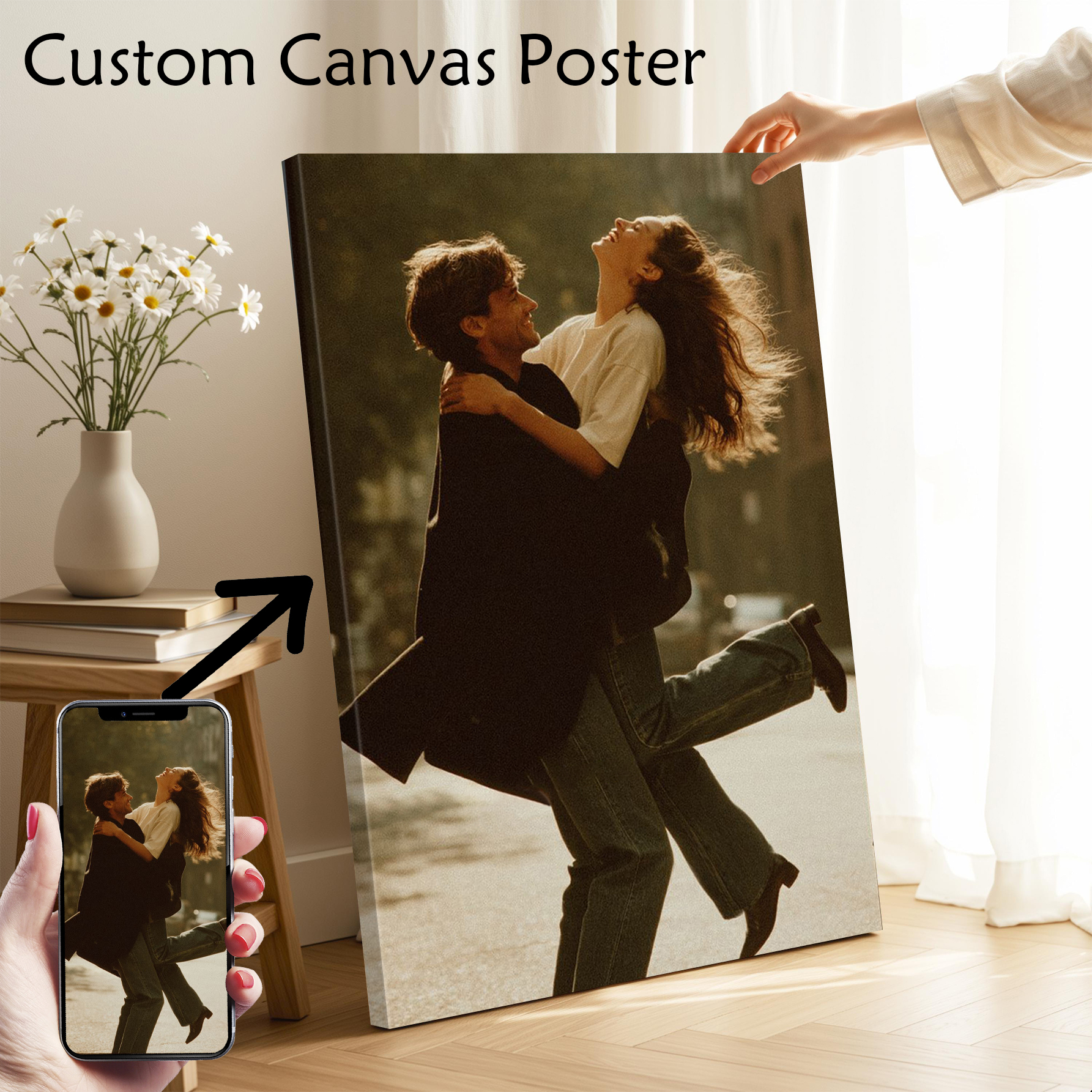 Wedding Decoration Supply - 1pc Custom all size Canvas Poster.Custom