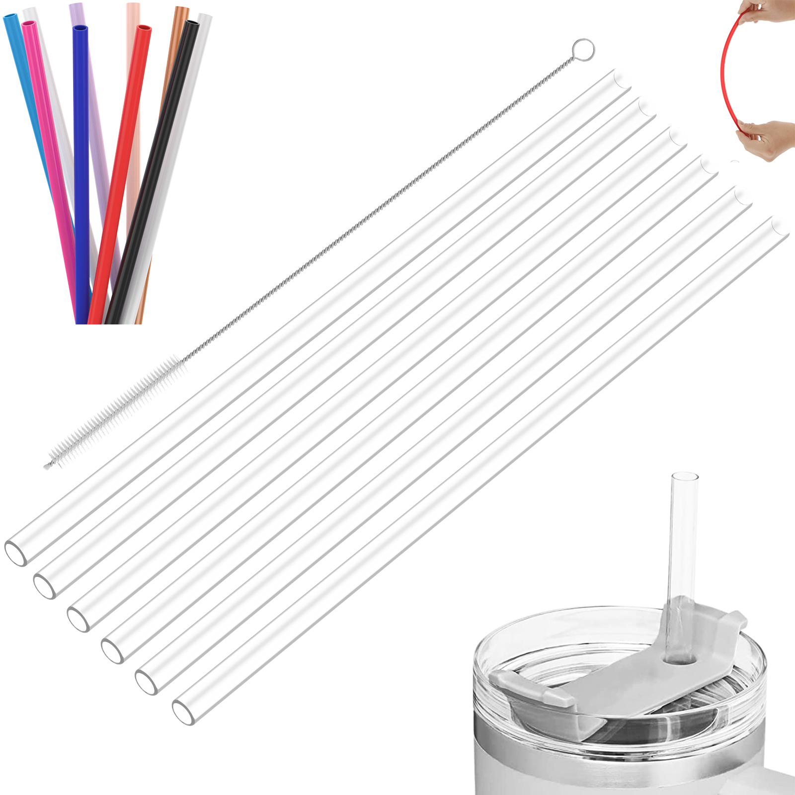 Wedding Water Supply - Drinking Straws Smoothie Drinkware Straw for