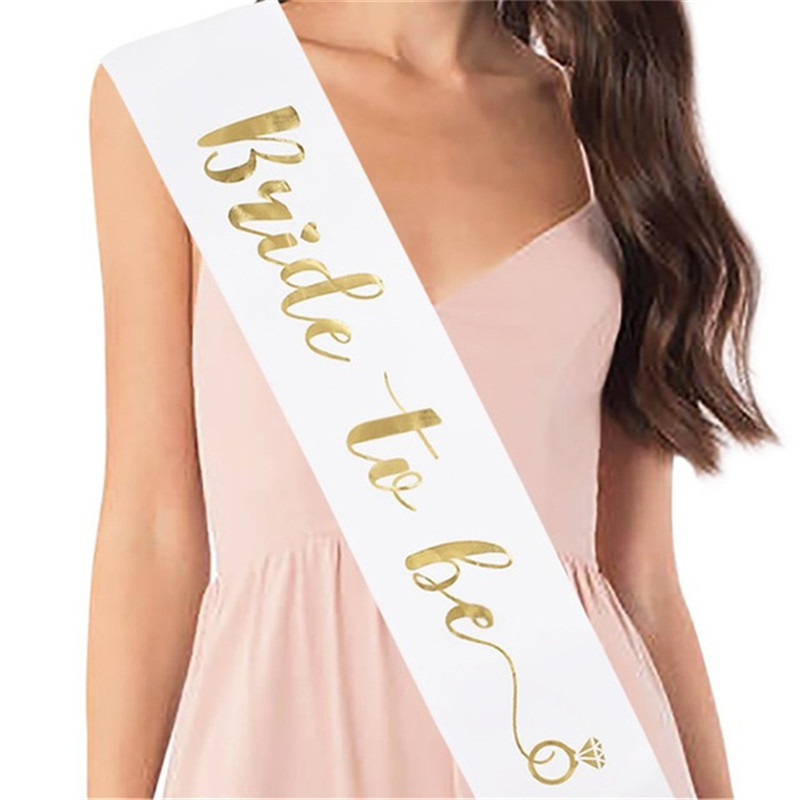 1pcs Bride To Be or mommy to b - Bride Tribe Sash 评论和价格