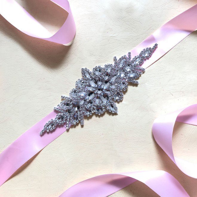 Women Wedding Prom Decoration  - Bridal Sash Ribbon 评论和价格