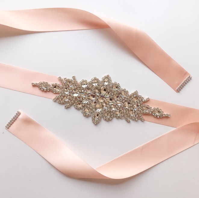 Women Wedding Prom Decoration  - Bridal Sash Ribbon 评论和价格