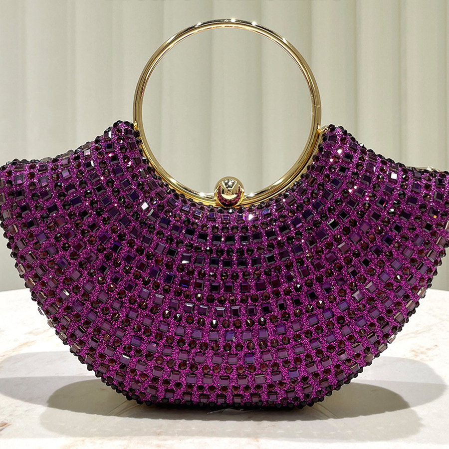 Purple shiny luxurious diamond - Wedding Zone 评论和价格