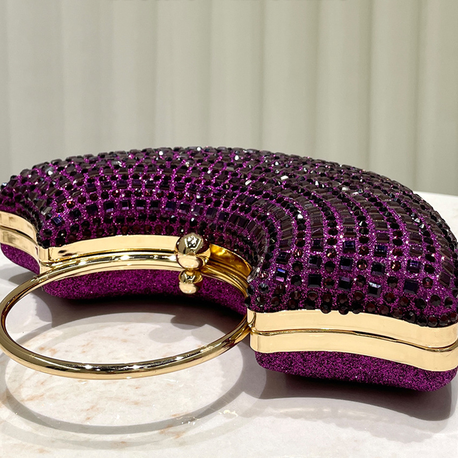 Purple shiny luxurious diamond - Wedding Zone 评论和价格