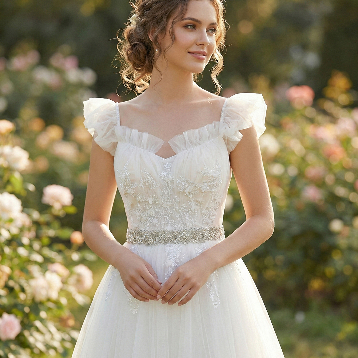 Rhinestone Bridal Belt for Wed - Bridal Sash Ribbon 评论和价格