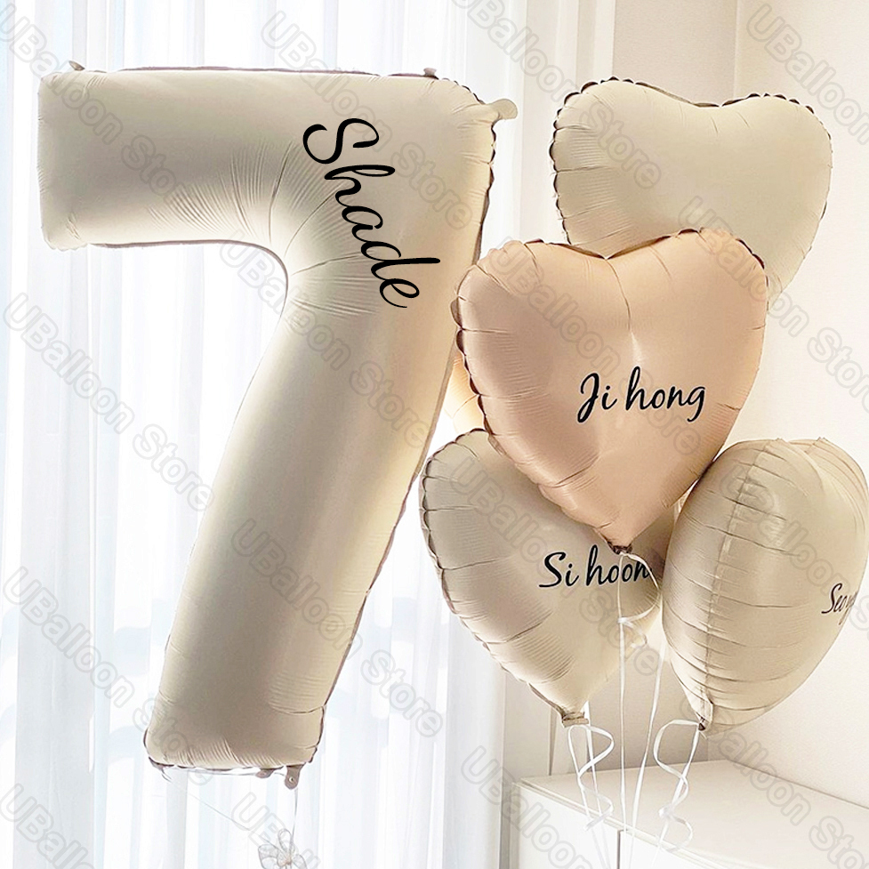 Custom Birthday Number Balloon - Confetti Balloon Set 评论和价格