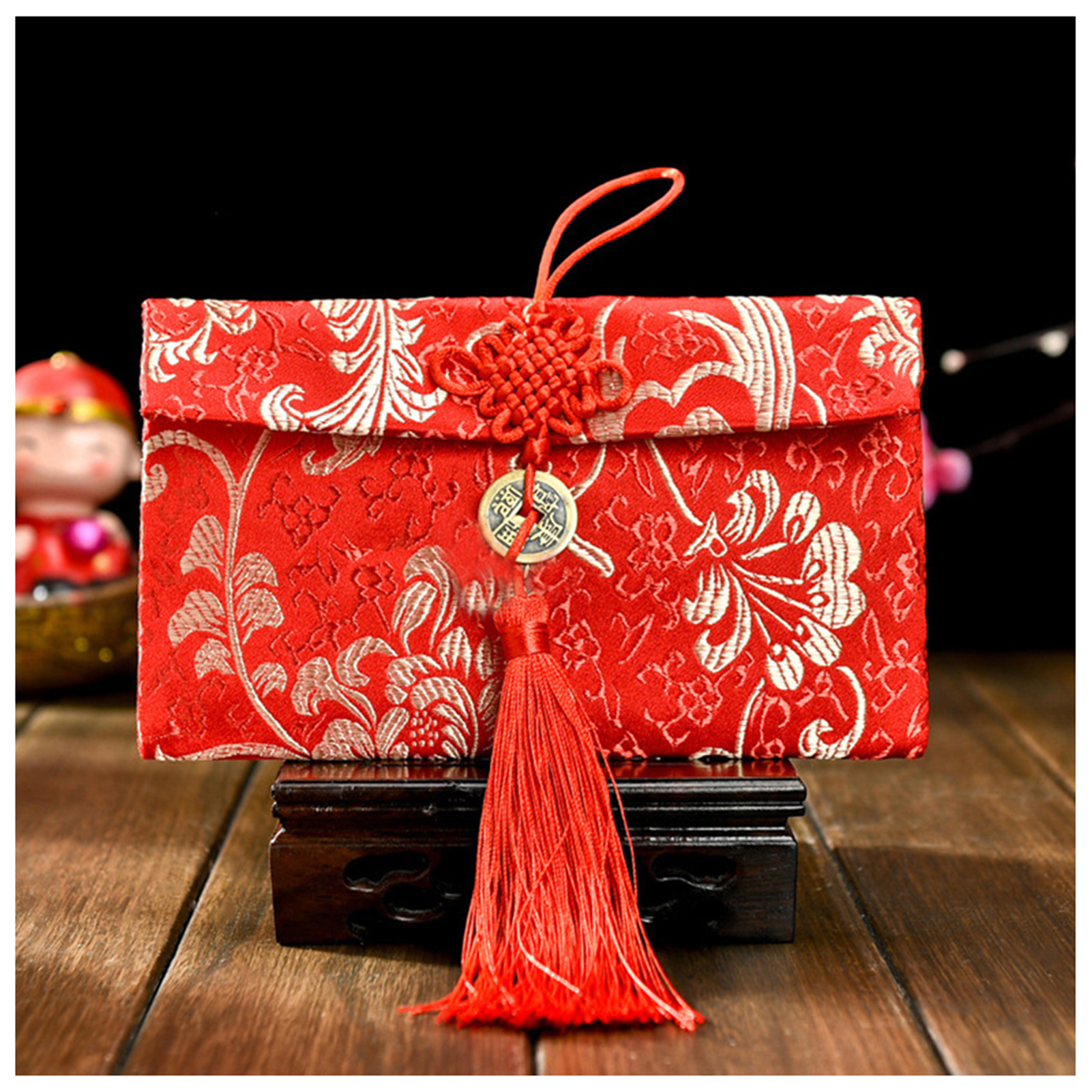 Chinese Style Brocade Red Enve - Wedding Envelopes 评论和价格