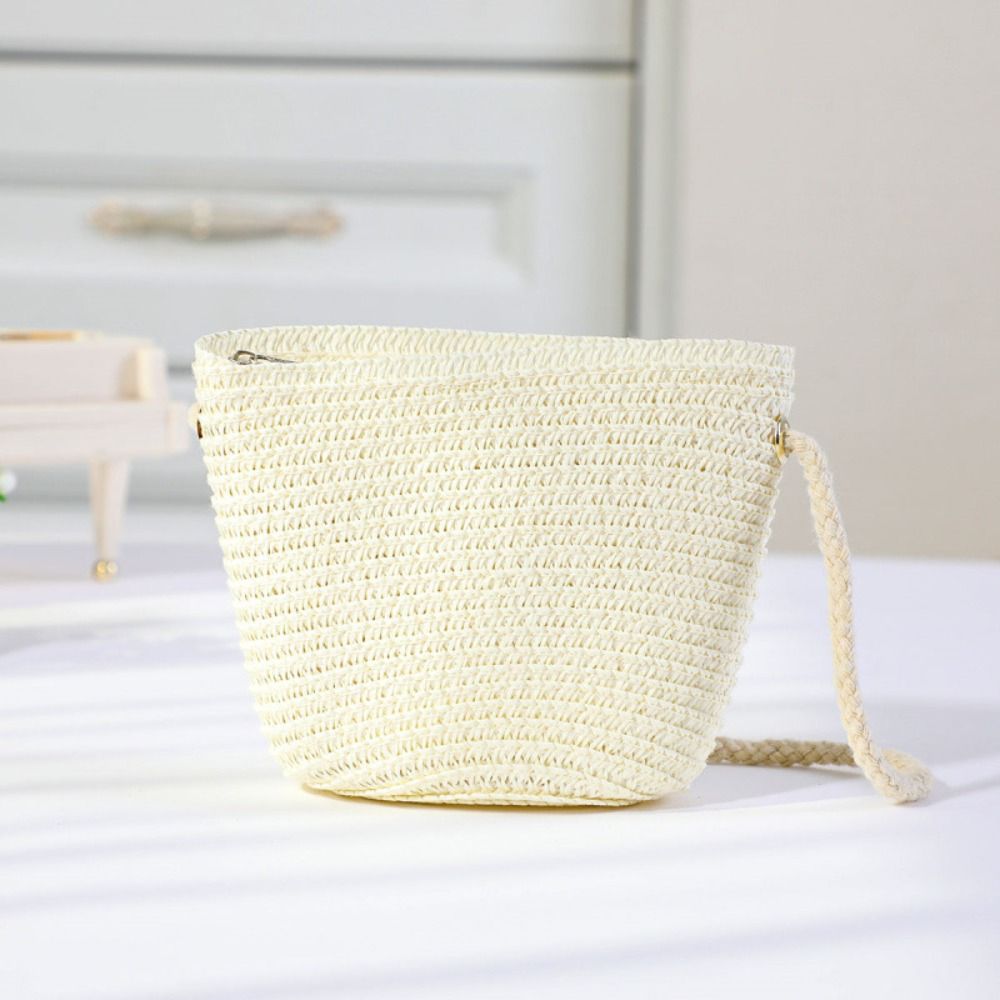 Cute Handmade Woven Girl Flowe - Flower Girl Basket 评论和价格