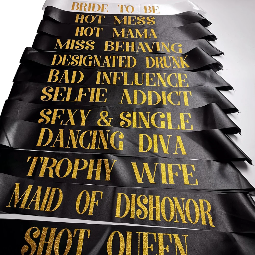 Wedding Party Bride To Be Team - Bride Tribe Sash 评论和价格