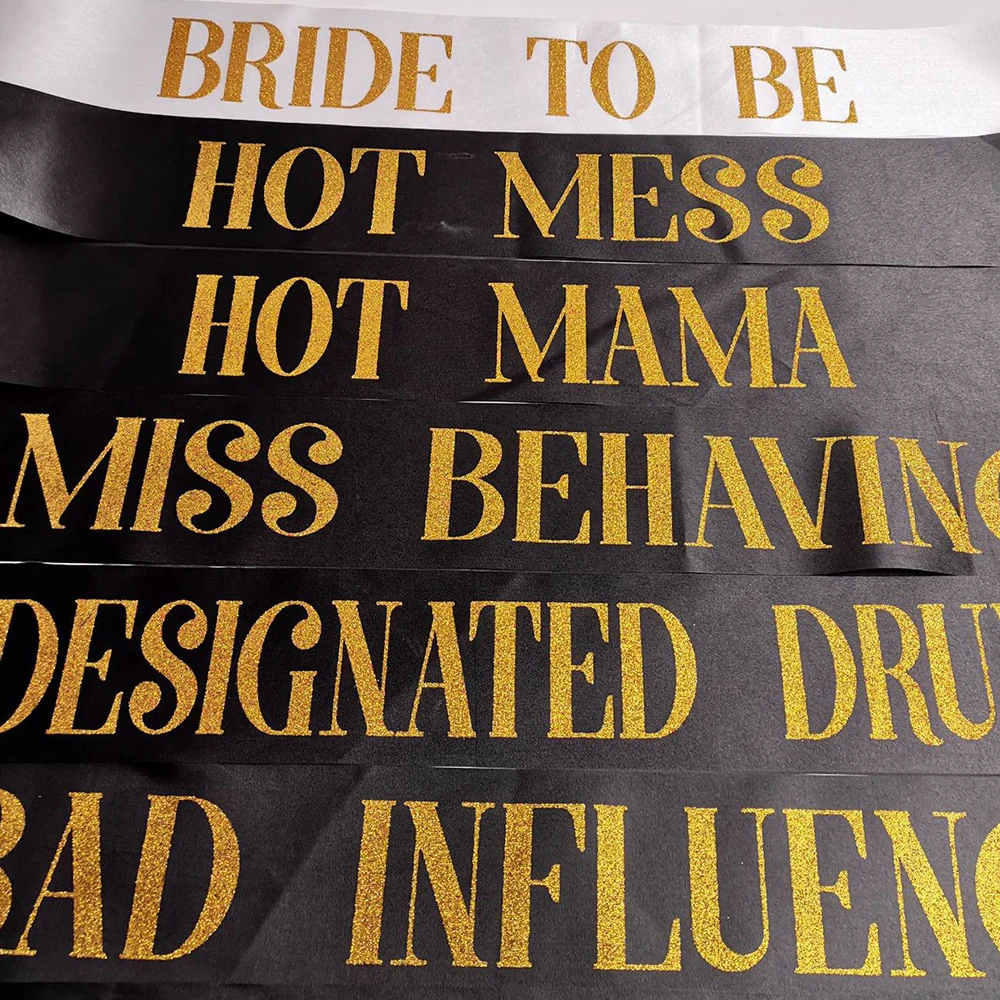 Wedding Party Bride To Be Team - Bride Tribe Sash 评论和价格