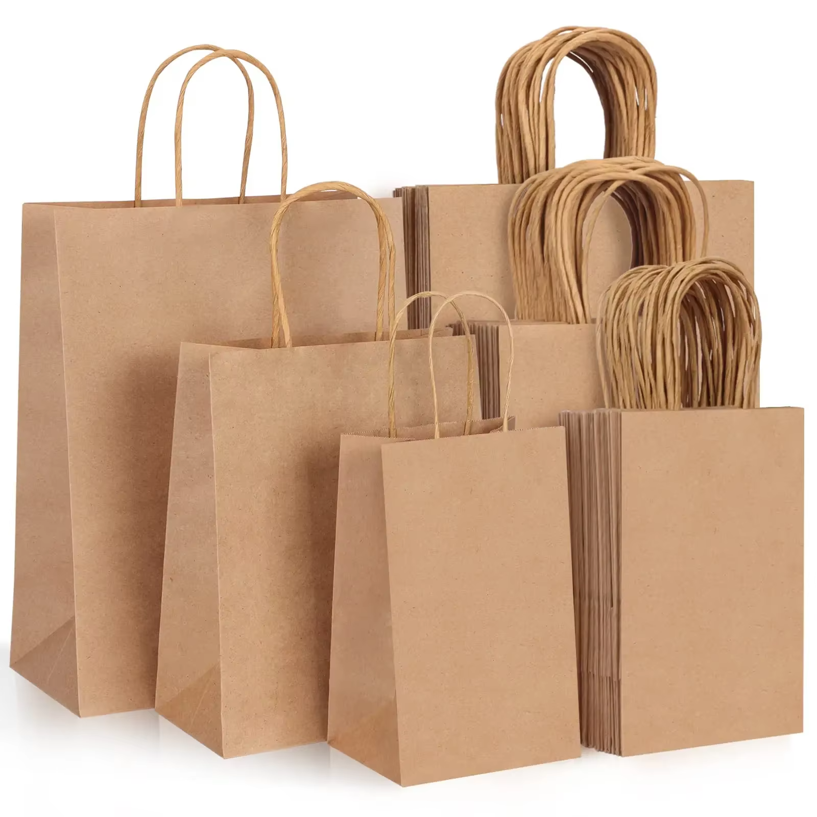 10/25/50pcs/lot Kraft Paper Ba - Wedding/Event Supply Store 评论和价格
