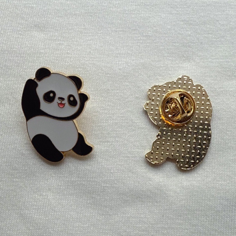 6pcs Cartoon China Panda Badge - Wedding Yes 评论和价格
