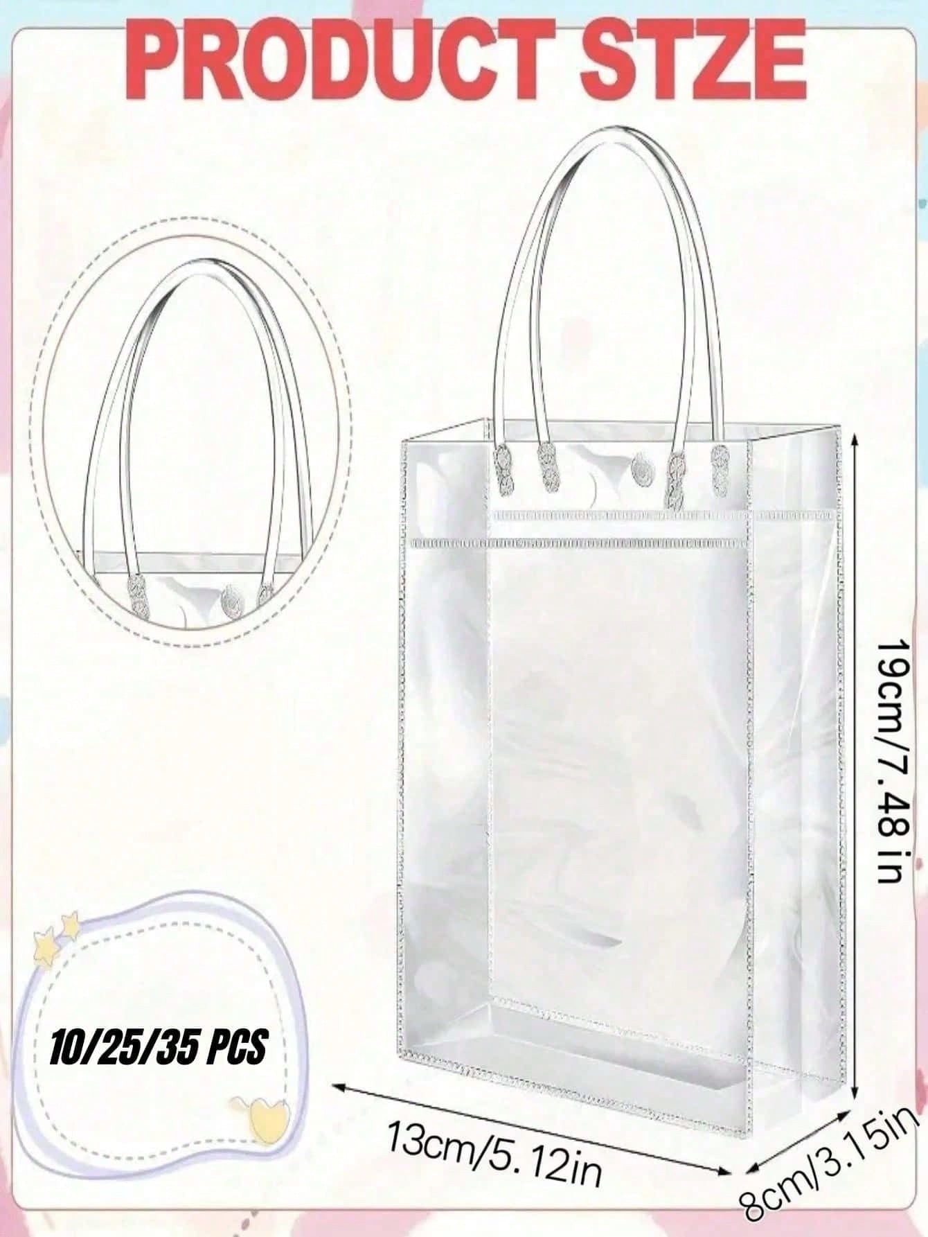 35Pcs Reusable Clear PVC Gift  - Wedding Solution 评论和价格