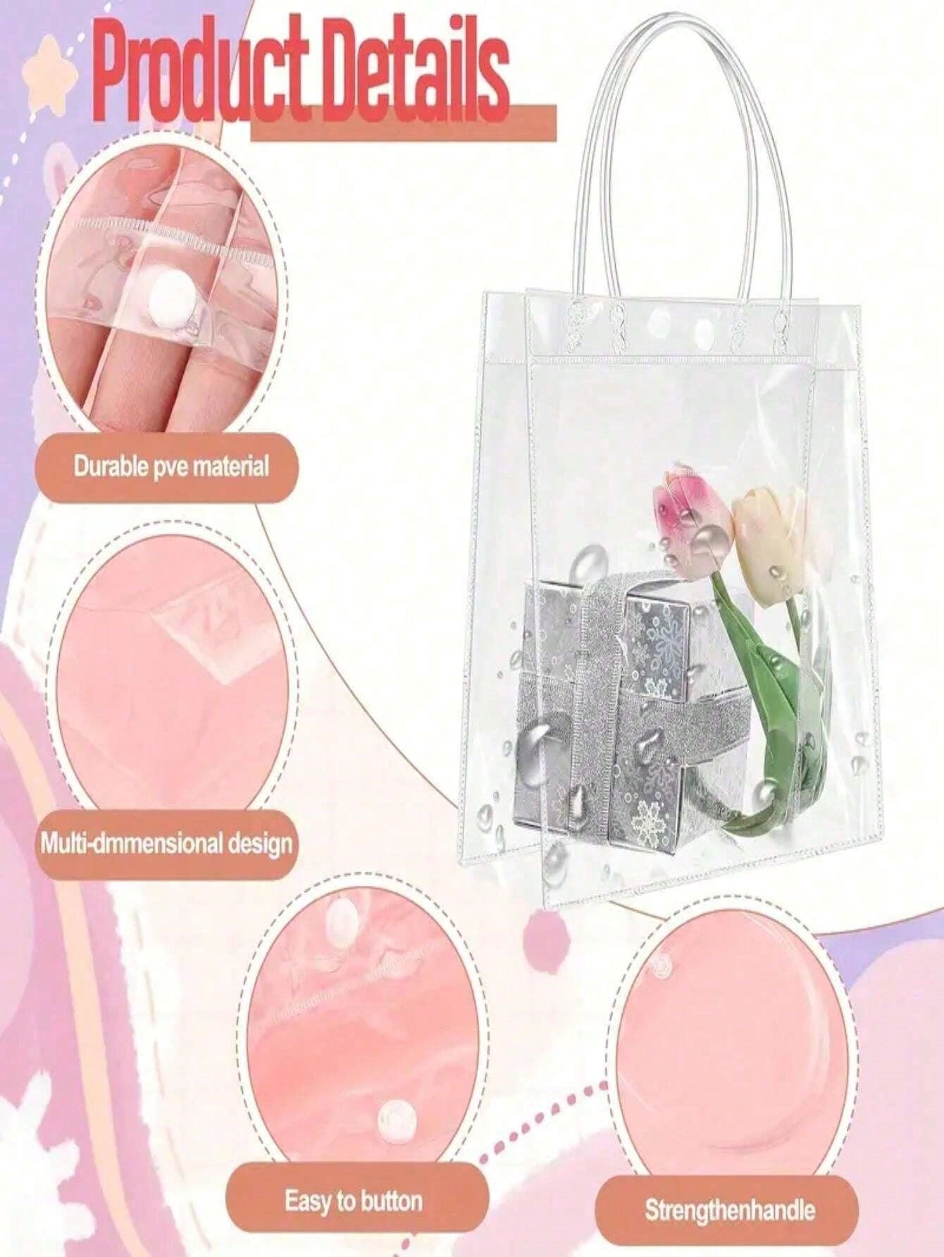 35Pcs Reusable Clear PVC Gift  - Wedding Solution 评论和价格