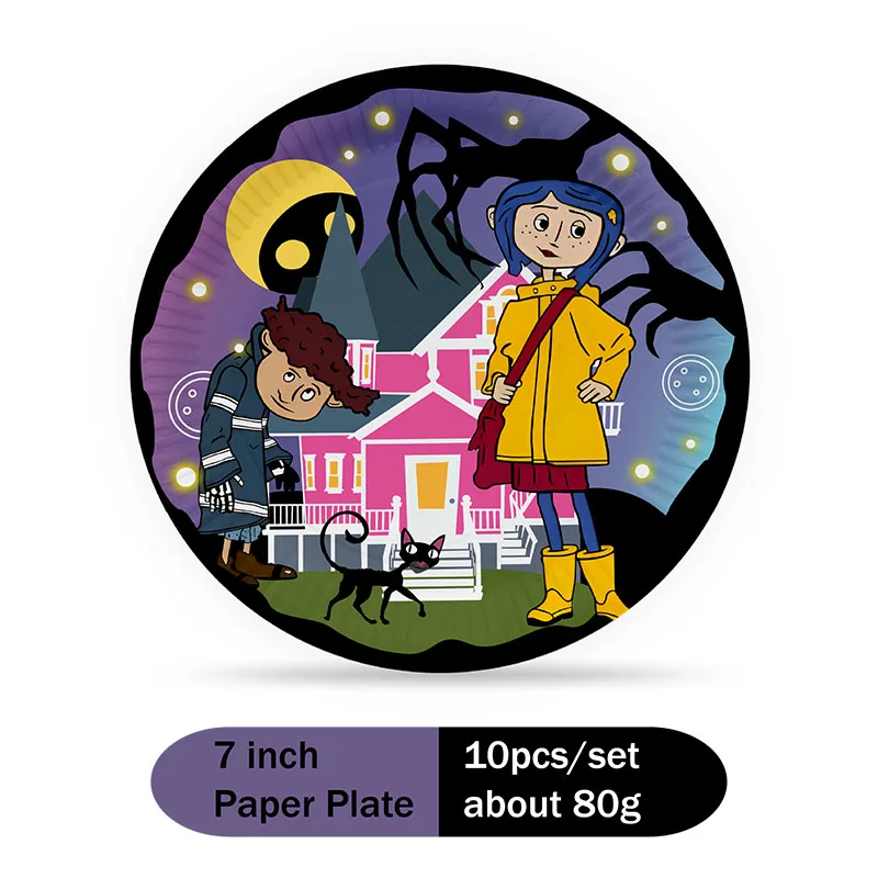 Coraline Cartoon Movie Theme S - Confetti Balloon Set 评论和价格