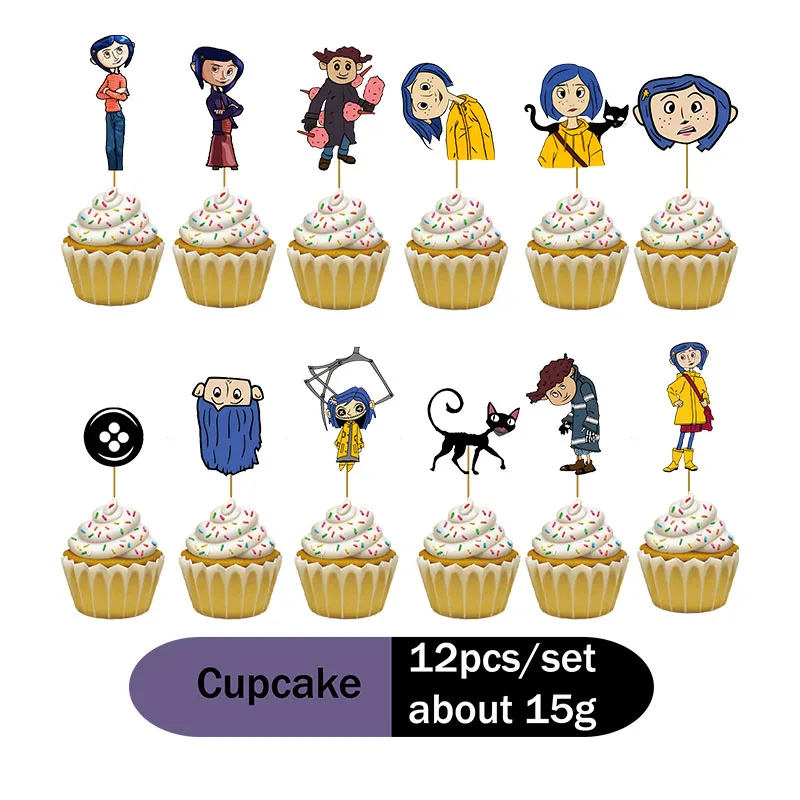 Coraline Cartoon Movie Theme S - Confetti Balloon Set 评论和价格