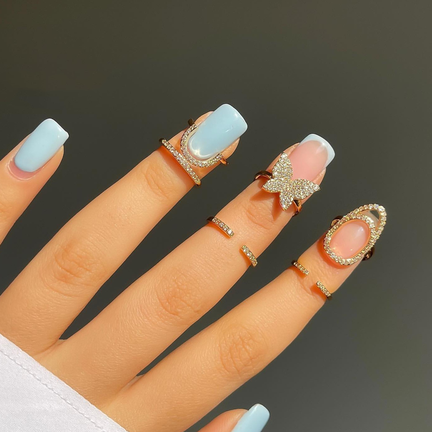 Fashion Women's Crystal Nail C - Wedding Zone 评论和价格
