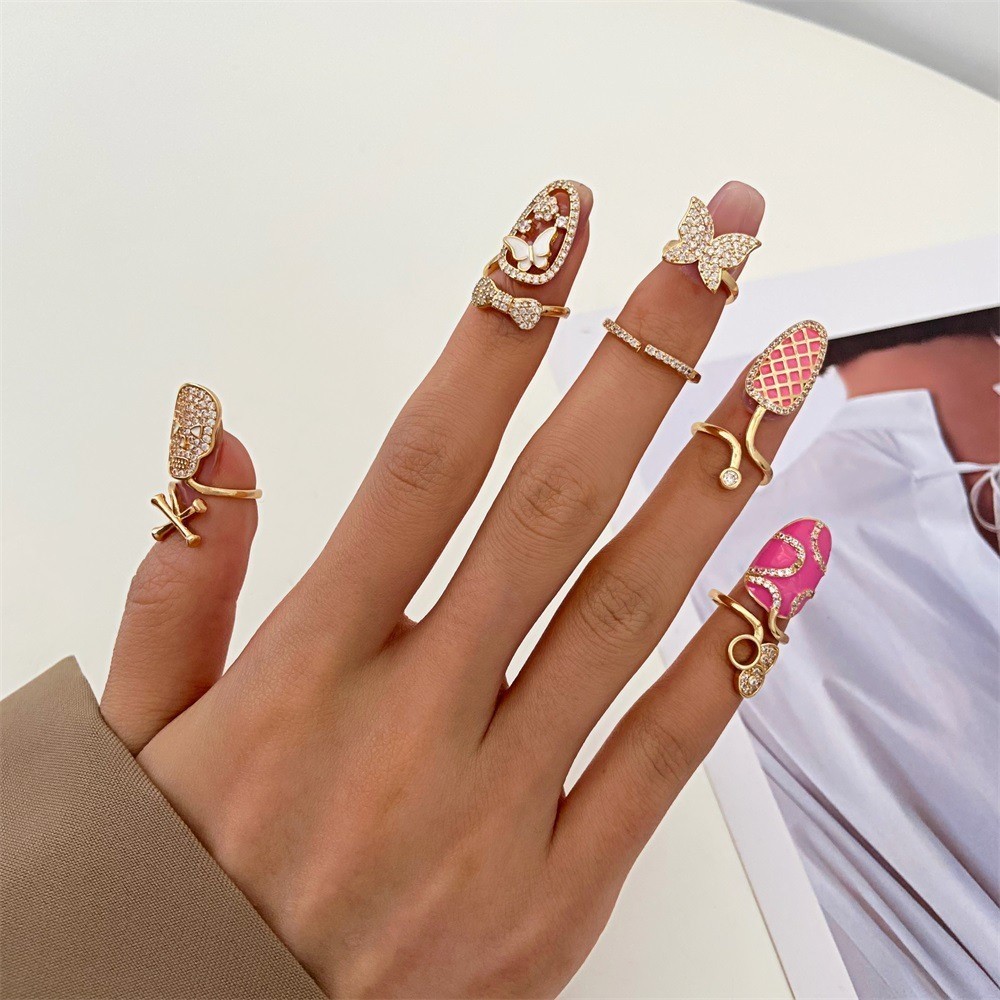 Fashion Women's Crystal Nail C - Wedding Zone 评论和价格