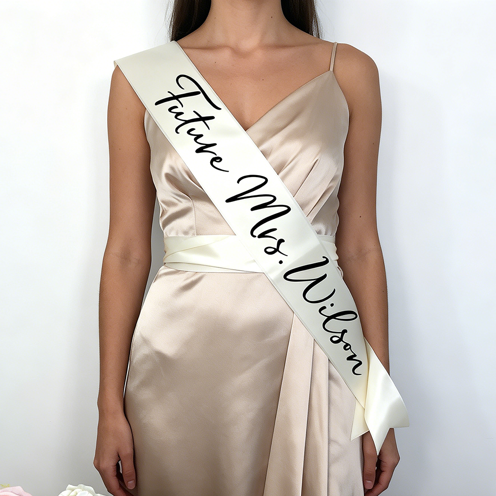 Custom Future Mrs Sash Bachelo - Bride Tribe Sash 评论和价格