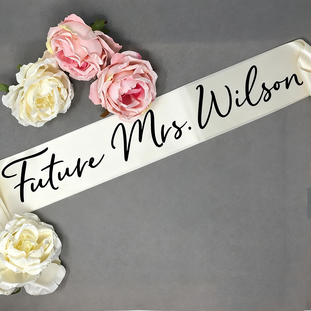 Custom Future Mrs Sash Bachelo - Bride Tribe Sash 评论和价格