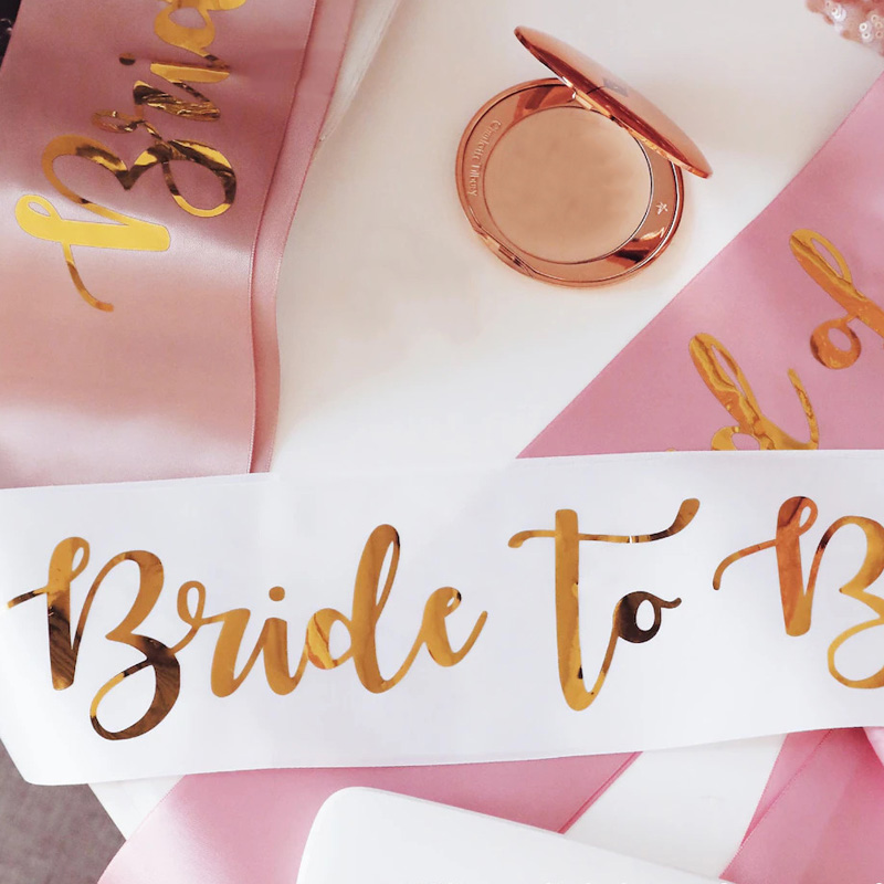 Custom Bridal Sash Bachelorett - Bride Tribe Sash 评论和价格
