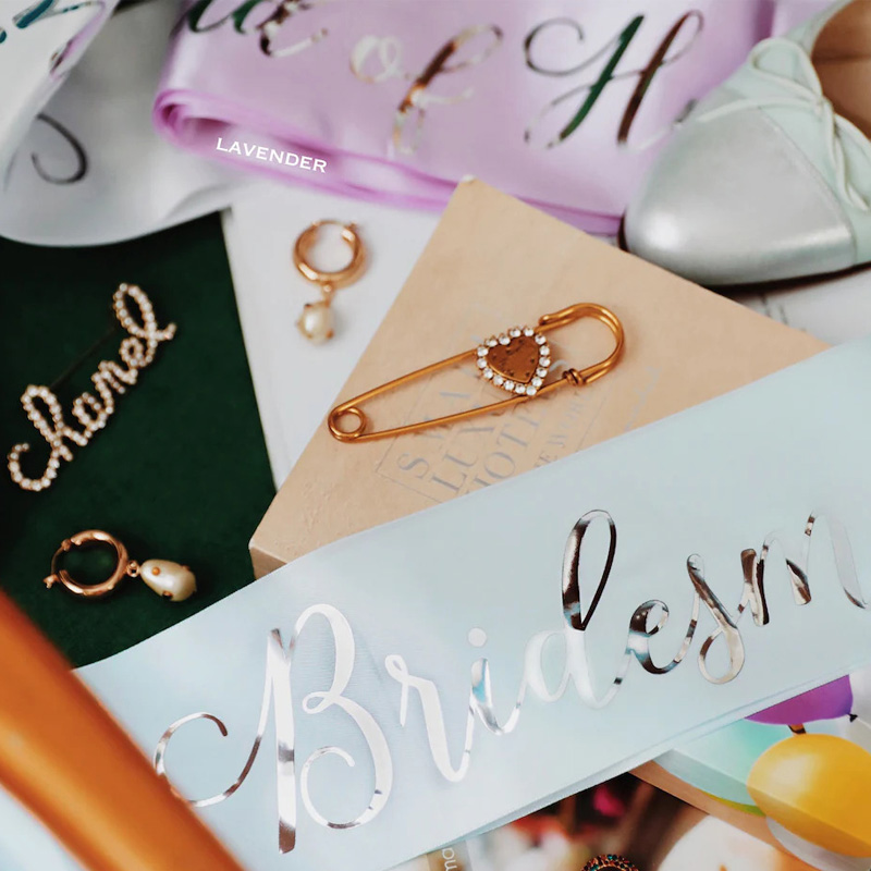 Custom Bridal Sash Bachelorett - Bride Tribe Sash 评论和价格
