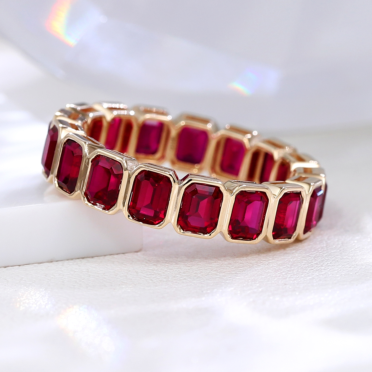 Provence Eternal Ring 10K Gold - Wedding Zone 评论和价格