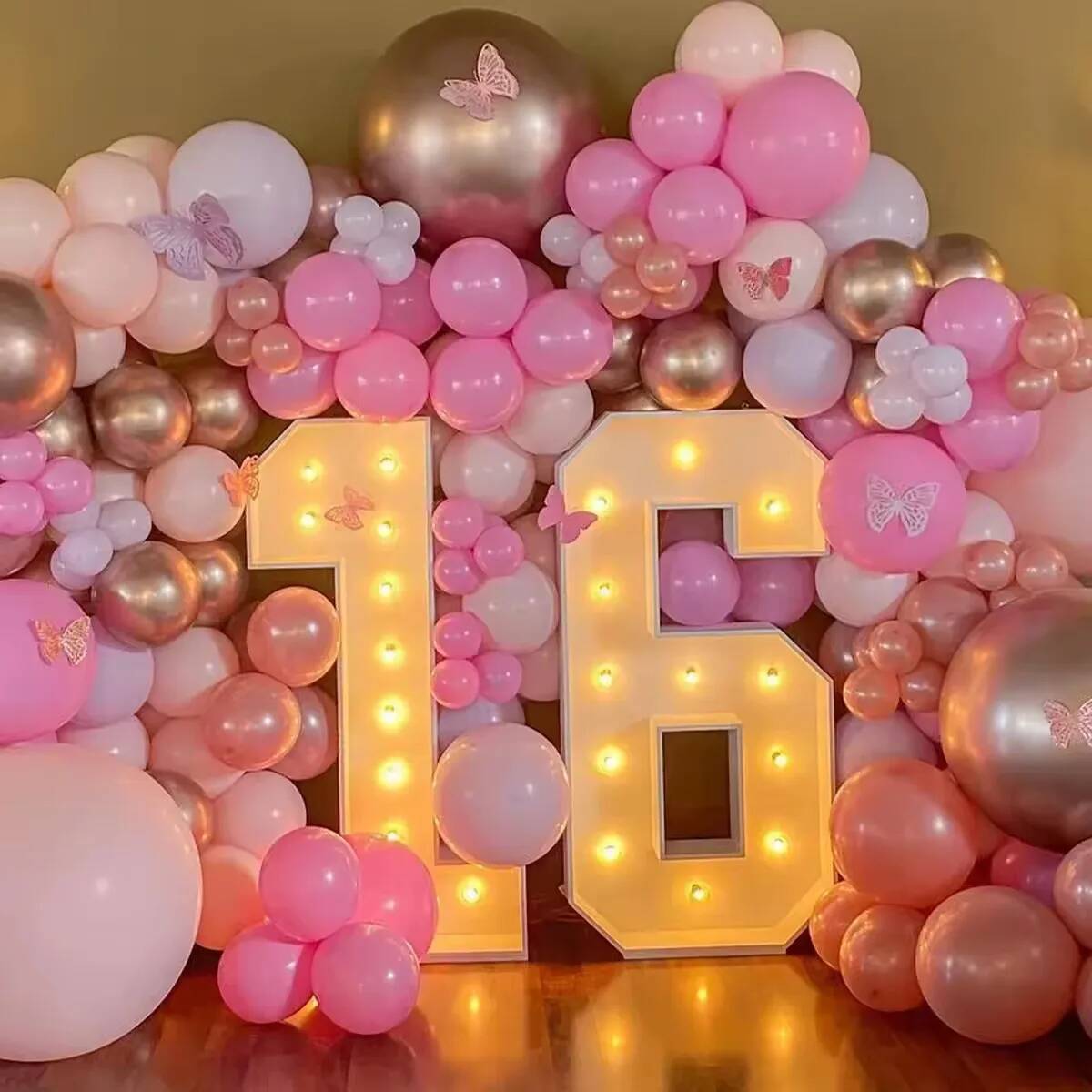 Giant Number Led Light for Kid - Confetti Balloon Set 评论和价格