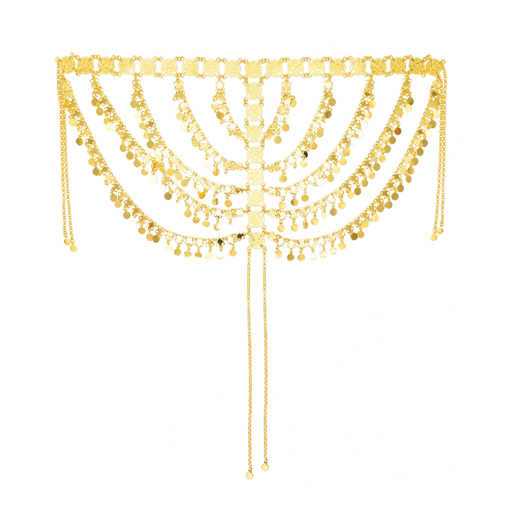 Fashion Luxury Golden Long Cha - Indian Wedding Supply 评论和价格