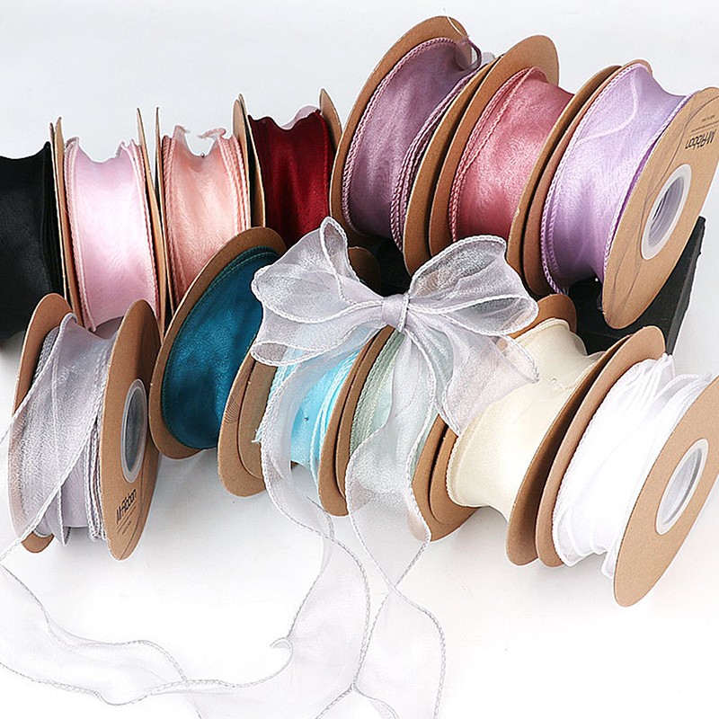10Yards/Roll Sheer Chiffon Rib - Wedding Decoration Supply 评论和价格