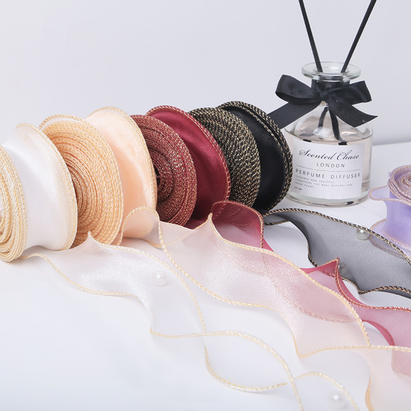 10Yards/Roll Sheer Chiffon Rib - Wedding Decoration Supply 评论和价格