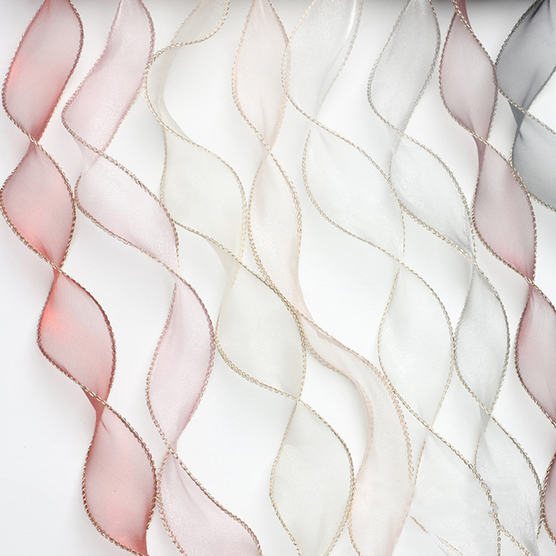 10Yards/Roll Sheer Chiffon Rib - Wedding Decoration Supply 评论和价格
