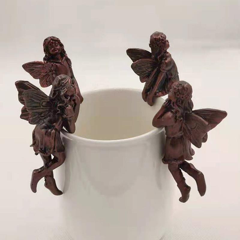 Garden Pot Ornaments Fairy Gir - Flower Girl Basket 评论和价格