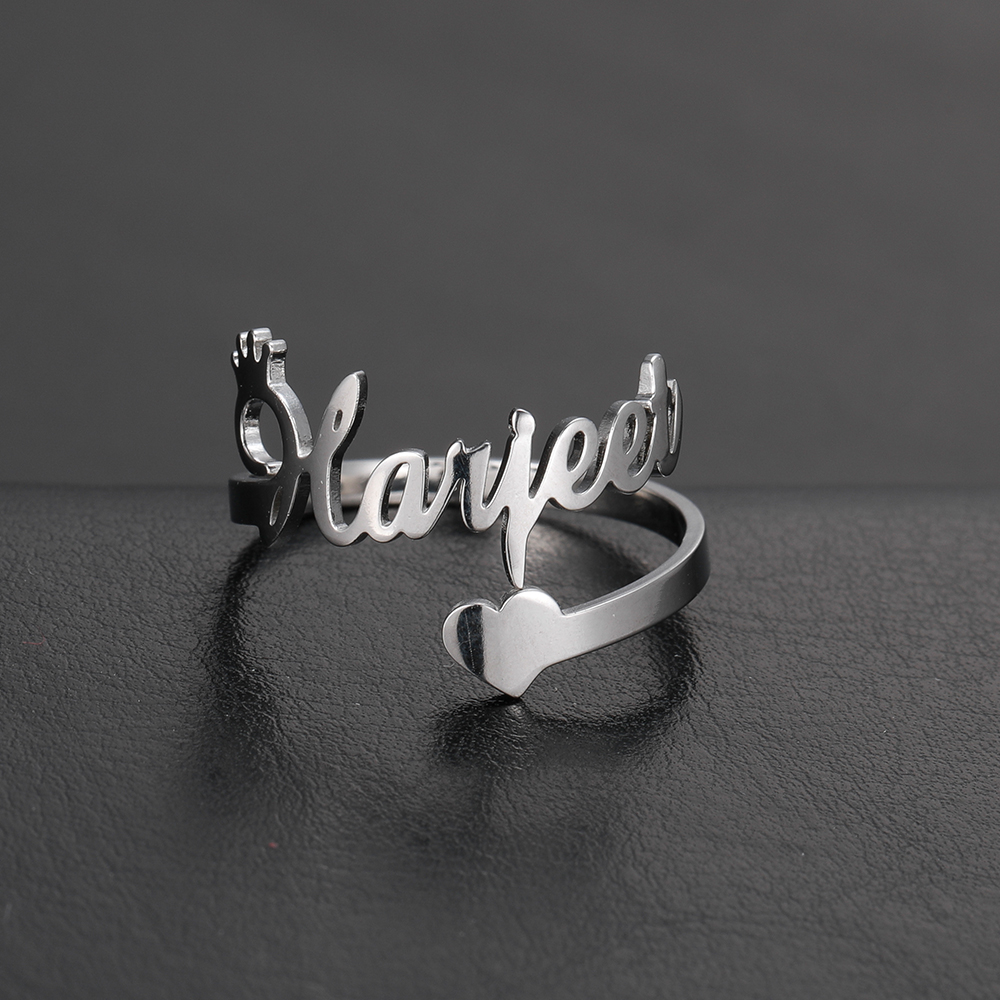 Custom Double Name Rings for W - Wedding Zone 评论和价格
