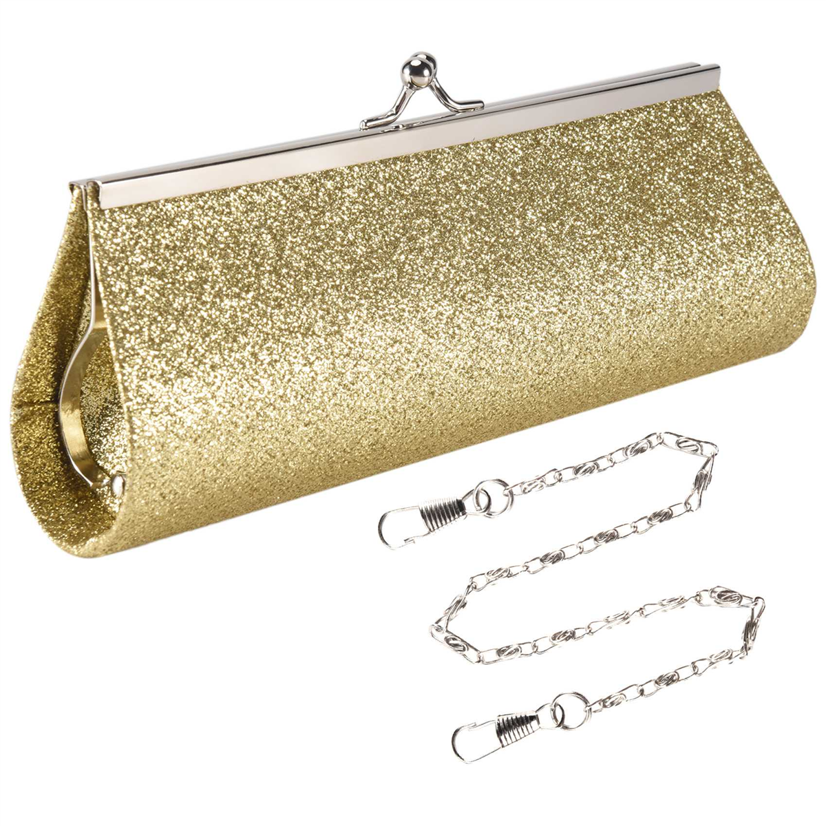 A330 Women Glitter Clutch Purs - Wedding Package Gold 评论和价格