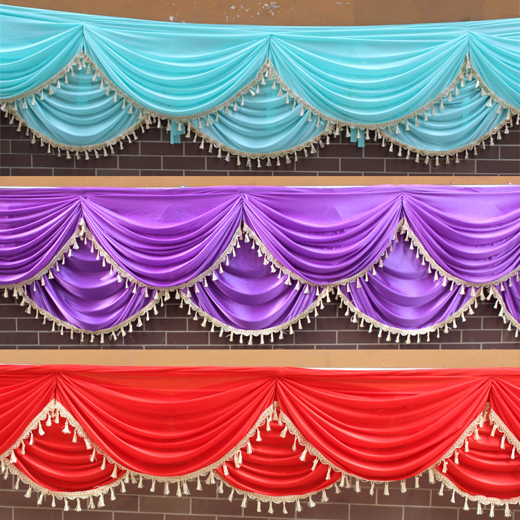 3/6M Faux Silk Swag Drape For  - Wedding Supply Wholesale 评论和价格