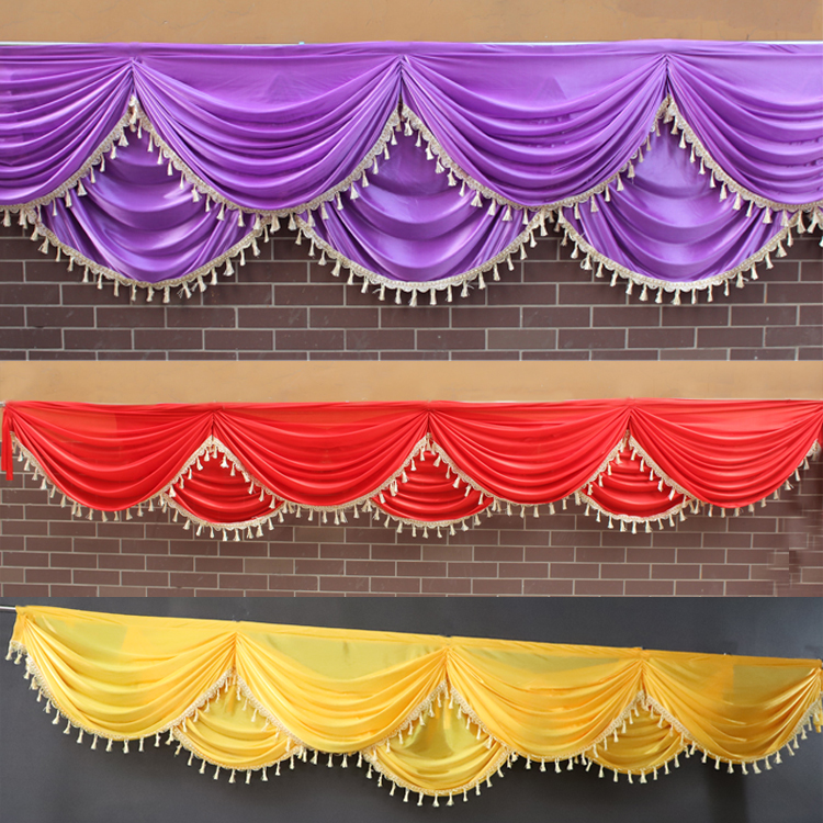 3/6M Faux Silk Swag Drape For  - Wedding Supply Wholesale 评论和价格
