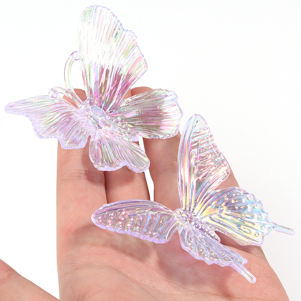 5pcs Acrylic Butterfly Gradien - Wedding Decoration Supply 评论和价格