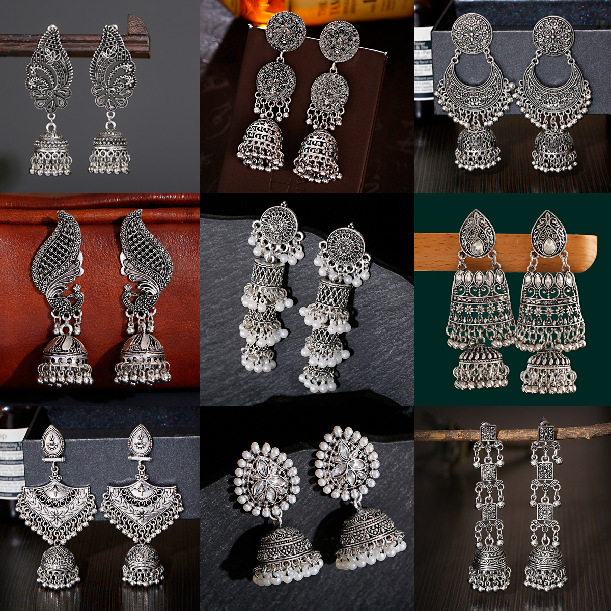 Retro Ethnic Silver Color Turk - Indian Wedding Supply 评论和价格