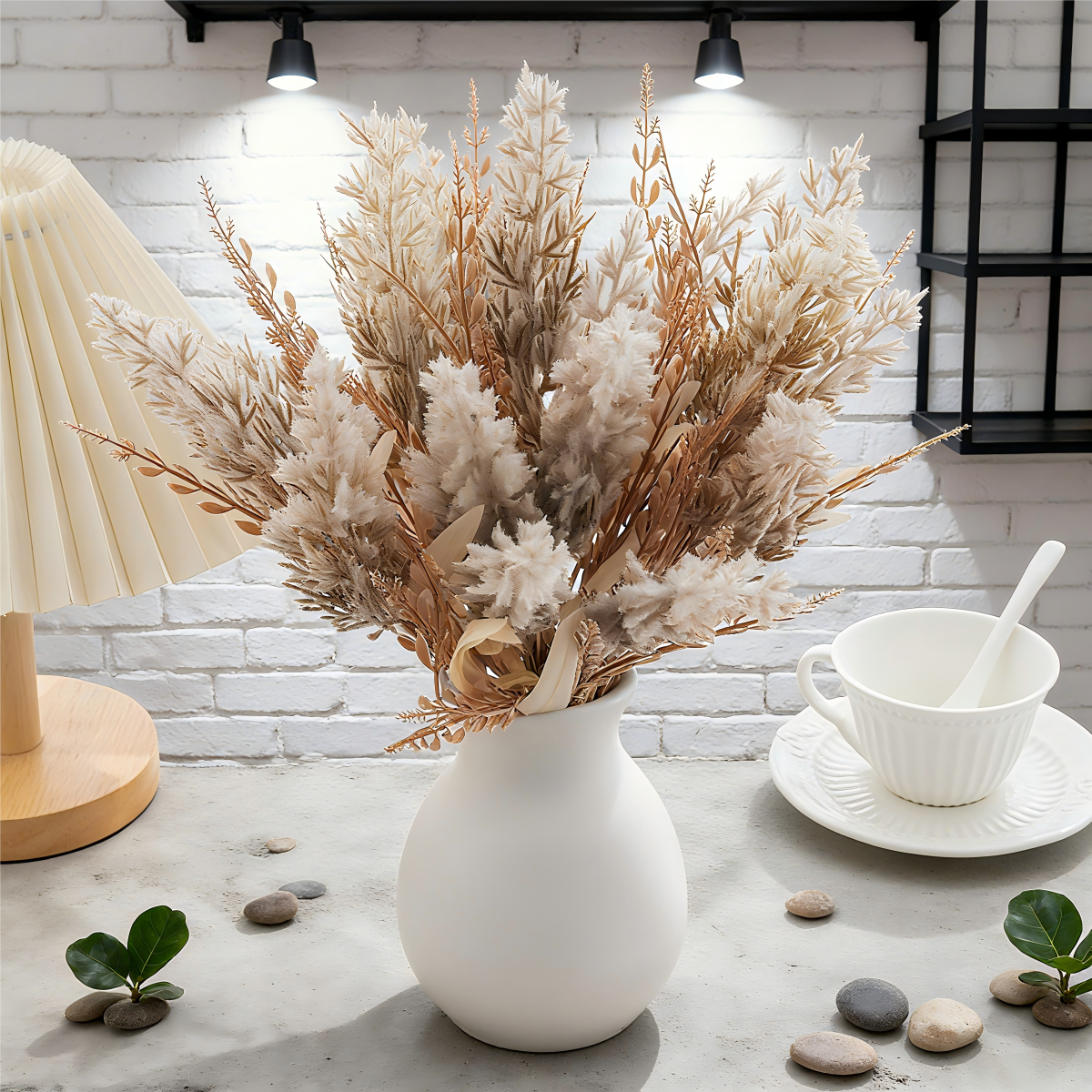 Artificial Plant Reed Festival - Flower Girl Basket 评论和价格