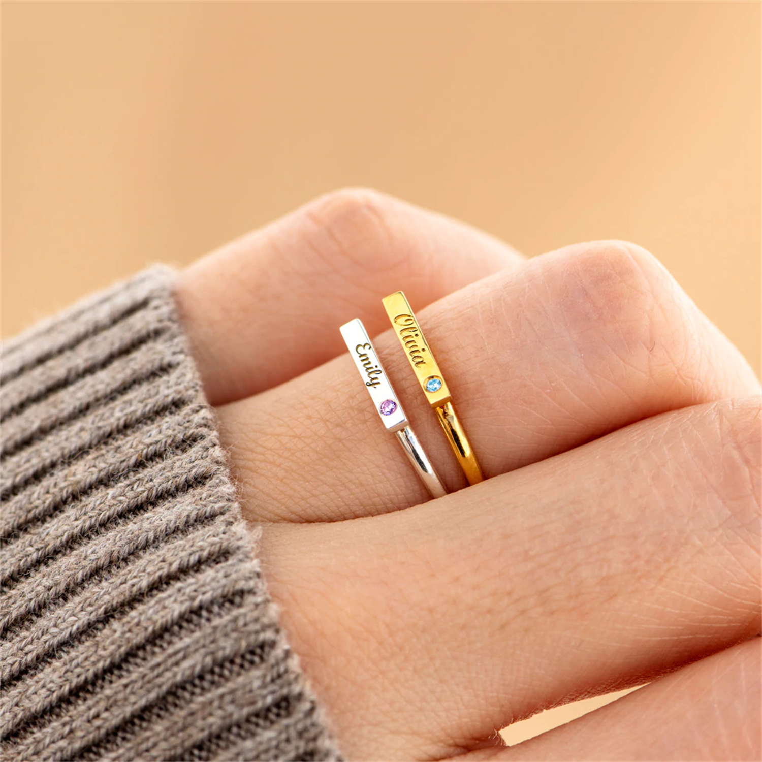 PERSONALIZED ENGRAVED MINIMALI - Wedding Zone 评论和价格
