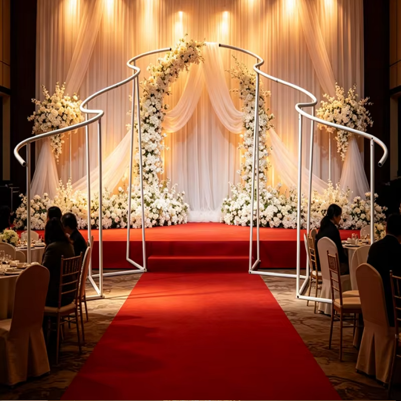 Luxury Wave Shape Frame Outdoo - Wedding/Event Supply Store 评论和价格