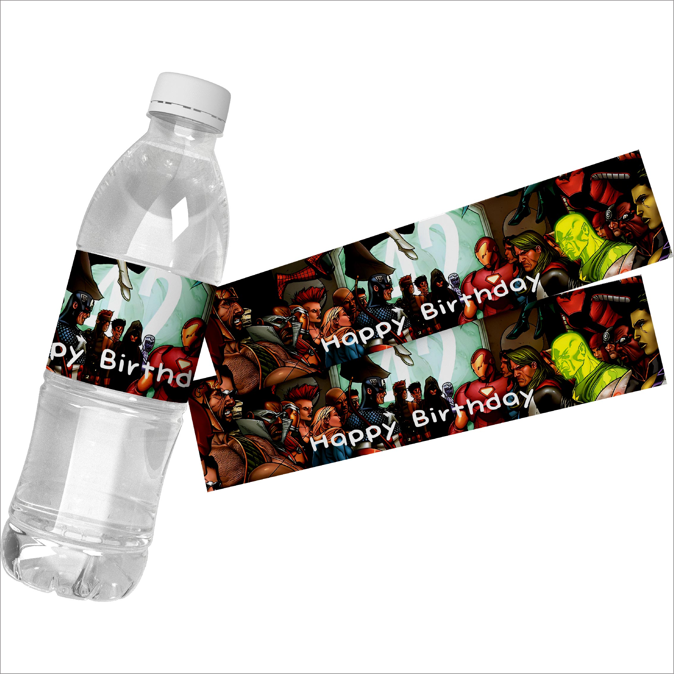 6pcs Marvel Avengers Cartoon W - Wedding Water Supply 评论和价格