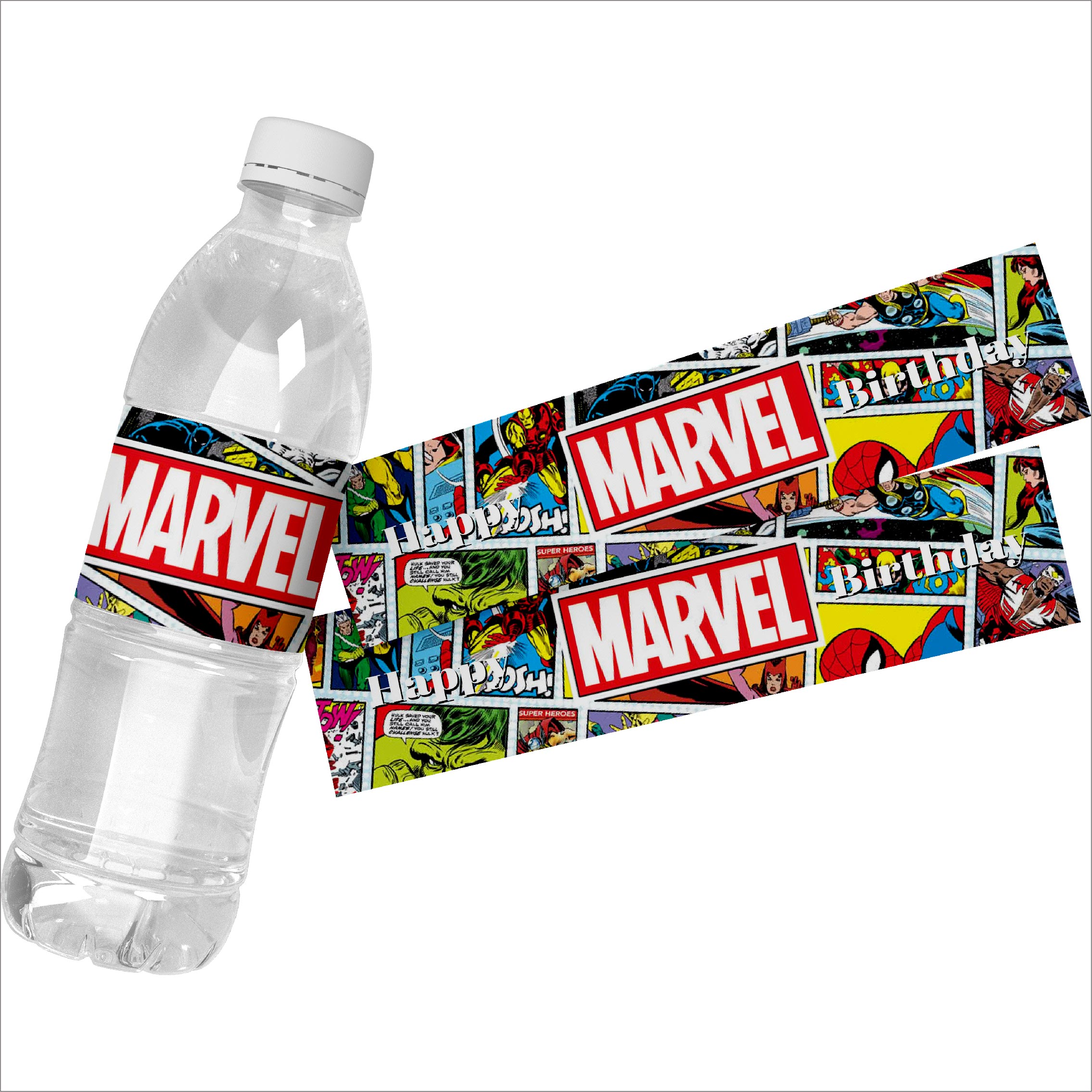 6pcs Marvel Avengers Cartoon W - Wedding Water Supply 评论和价格