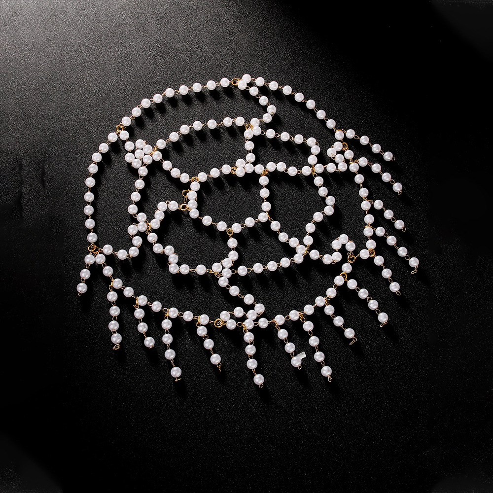 Great Gatsby Pearl Tassel Head - Indian Wedding Supply 评论和价格