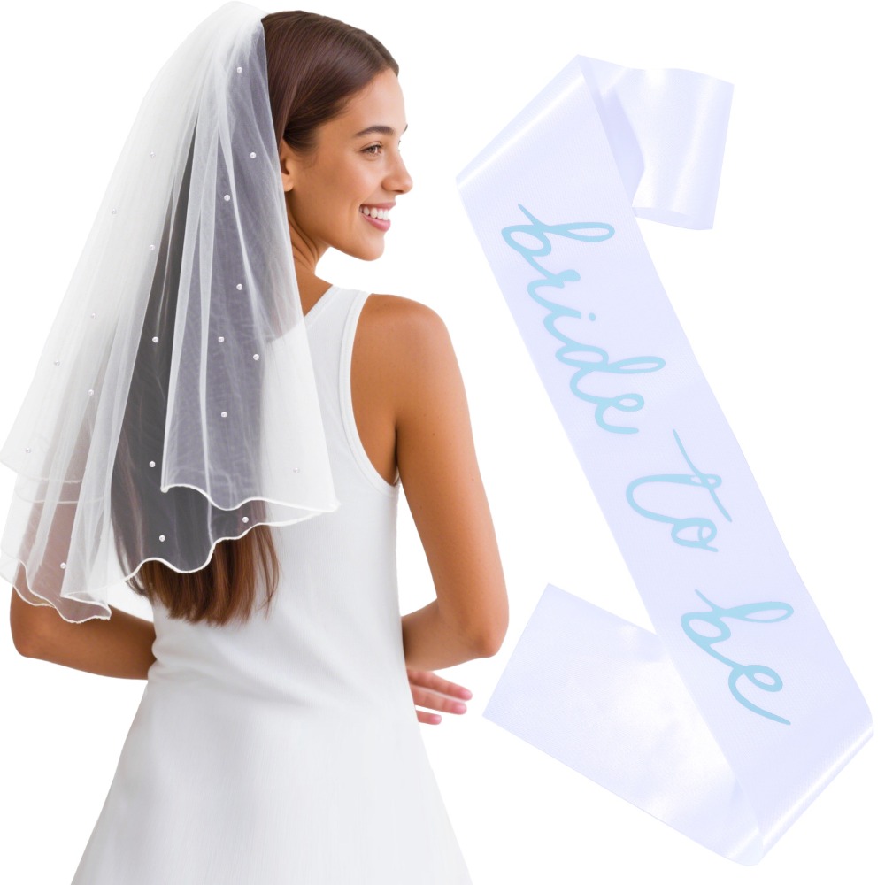 2pcs Pearl Bride To Be Satin S - Bride Tribe Sash 评论和价格