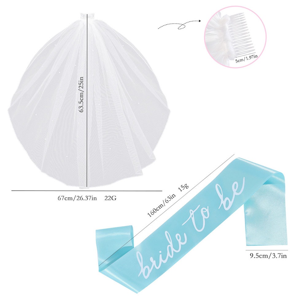 2pcs Pearl Bride To Be Satin S - Bride Tribe Sash 评论和价格